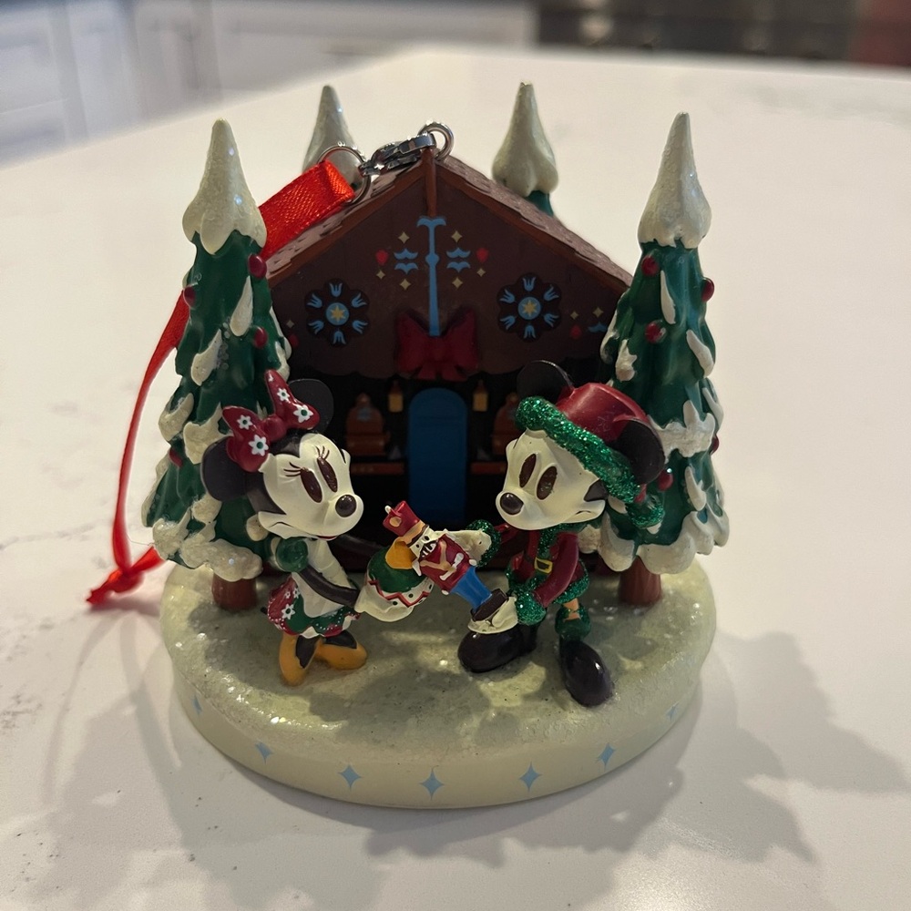 Disney Holiday Ornament with Mickey and Minnie